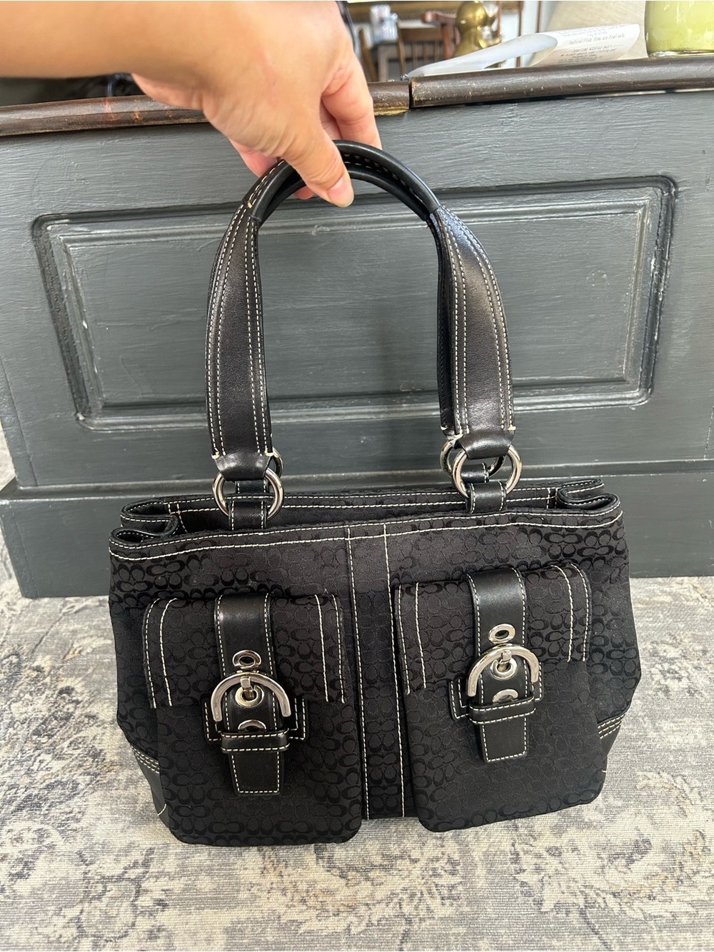 Vintage Coach Signature Soho Handbag 3646